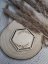 Macrame podtácky - Dekor: Topol, Tvar podtácky macrame: Trojúhelník, Podtácek macrame varianta: Obrázek 2