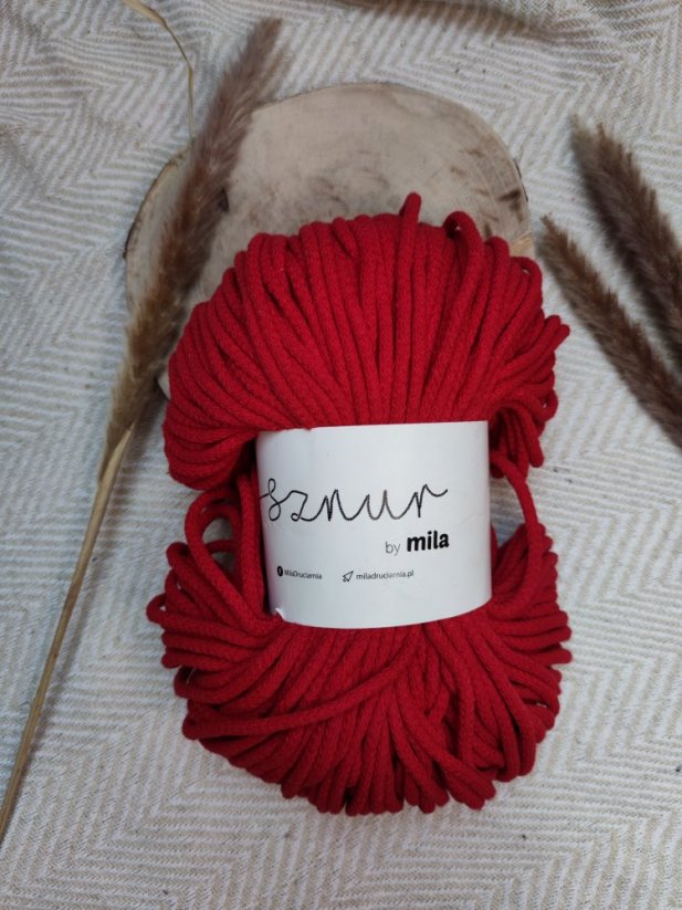 Sznur mila 5 mm - Síla: 5 mm, Barva: Jako růže
